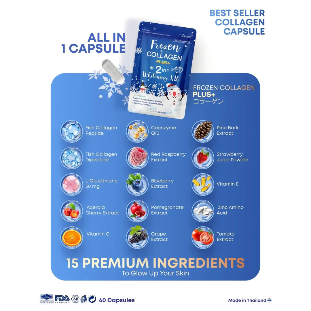 Gluta Frozen Collagen 2 In 1 Capsules (60)