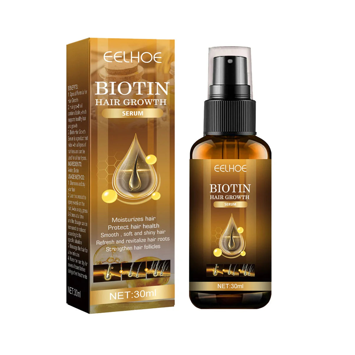 Biotin Hair Spray Repair Hair (imported from germany)