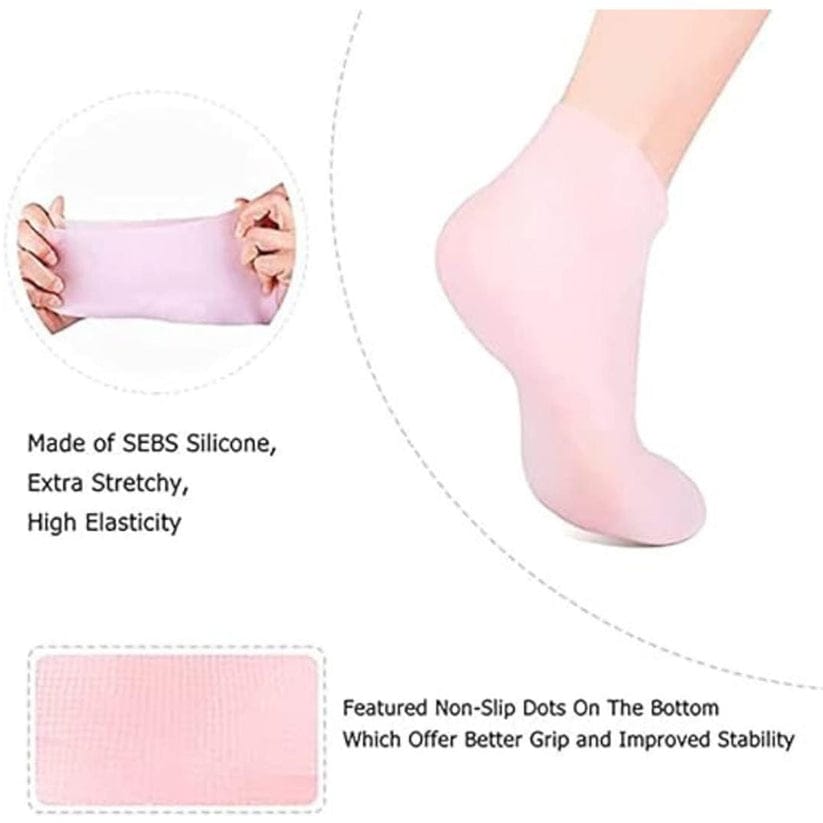Silicone Gel Moisturizing Socks Pair