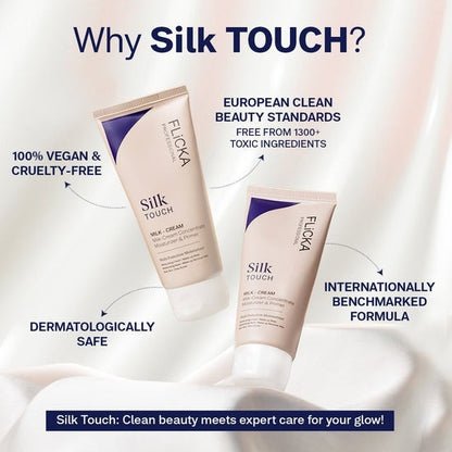 Flicka Silk Touch l Moisturiser + Primer + Sunscreen  l  Buy 1 Get 1 Free