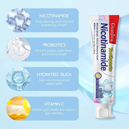Nicotinamide Whitening Toothpaste | Buy 1 Get 1 Free