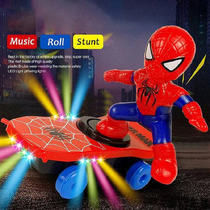 Spider-Man Electric Stunt Scooter & Skateboard