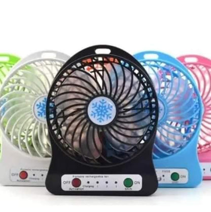 Portable Rechargeable Fan With Light