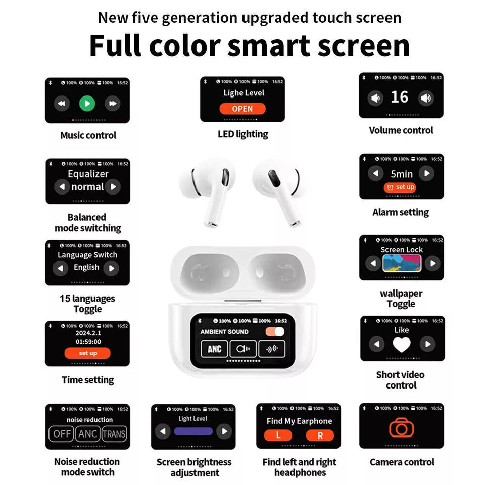 Ultimate Sound Experience: AirPods Pro 2 With Display, ANC & ENC